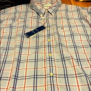 Saddlebred Blue Plaid Button Up